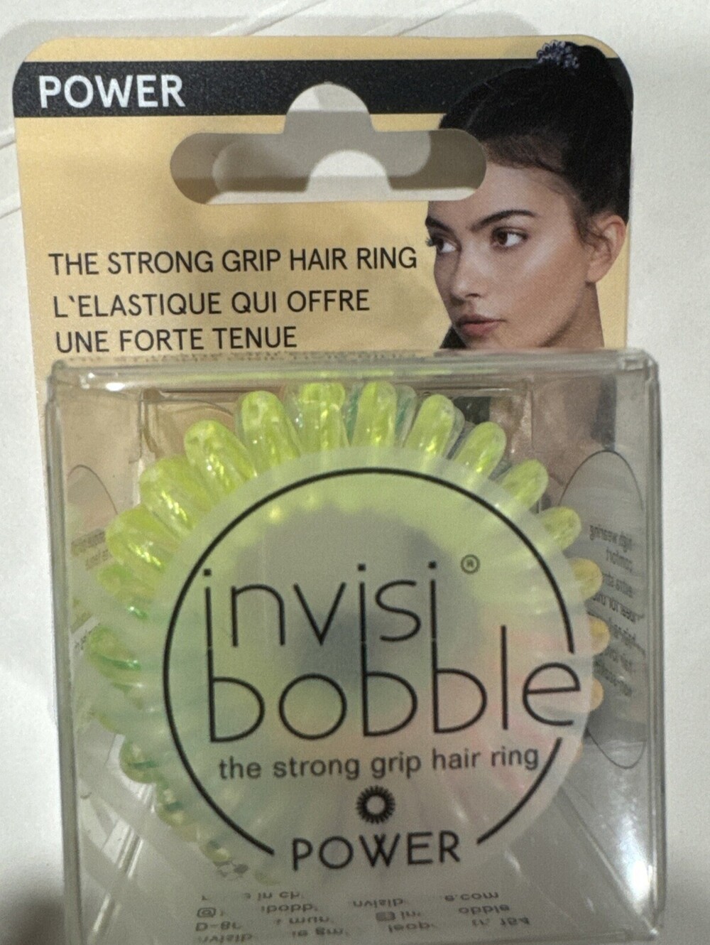 NEW Invisibobble Power, Strong Grip Hair Ring, Rainbow Hair Tie